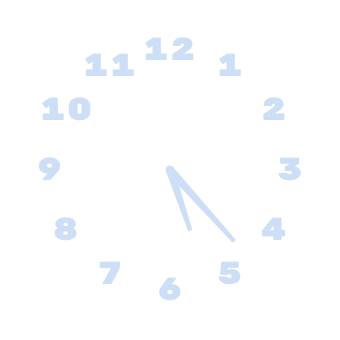 Horloge Idées de widgets[KJ0CJPg7xiWOo4YN6JcN]