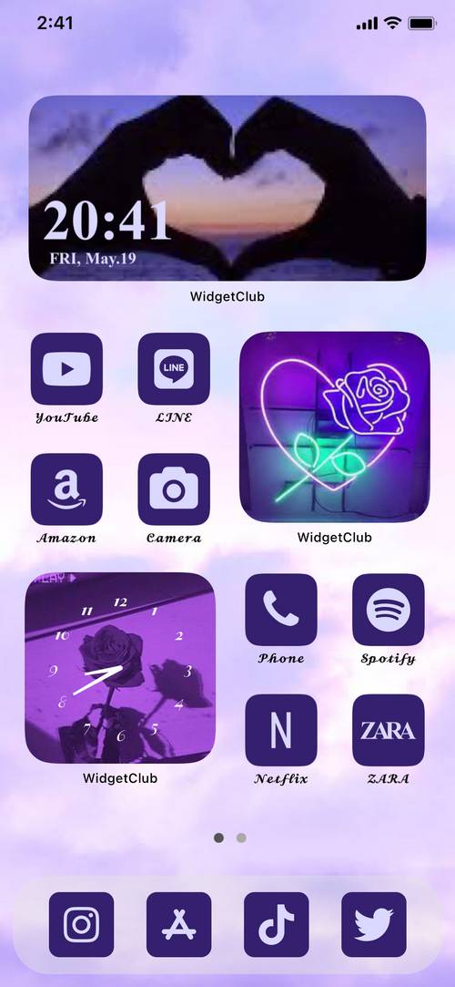 Purple Home Screen ideas[EmUCq4hax8YwKrsh7iJT]