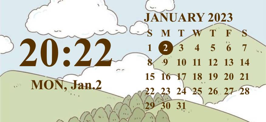 time and date Kalender Widgetidéer[D2X3gry5Hnw3WIyAXrKl]