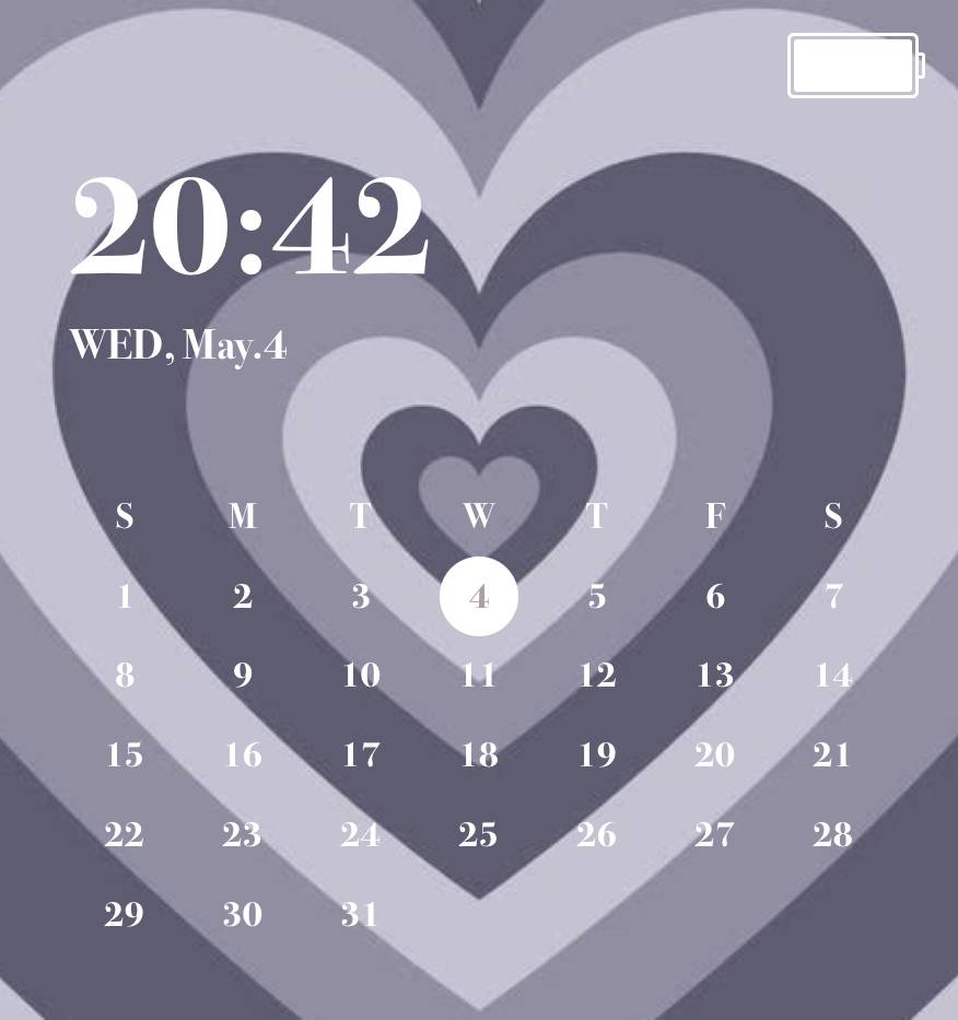 カレンダー Calendar Widget ideas