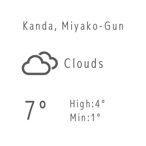 天気 Weather Widget ideas[4o41jIae3PCsPJSszk0F]