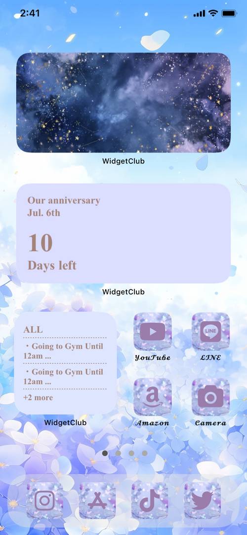 白藤色の紫陽花 主屏幕創意[wJXIpAZgEatrDcZy4gfa]