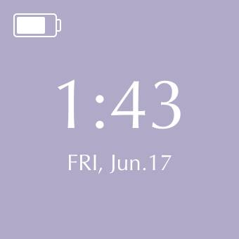 Time＆Battery＆Day Waktu Ide widget[L3HLyHLnTQuAxItcIbyb]