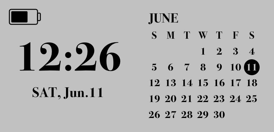 🖤 Calendar Widget ideas[mUQuc2UVQ9Vt7AL8JriF]