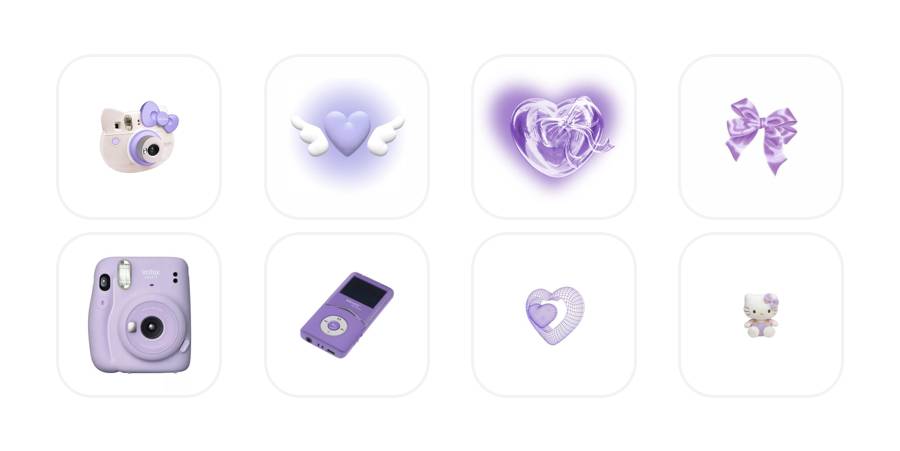 purple Pachetul de pictograme pentru aplicație[xsZiL4o7AmqI9DYJA4s5]