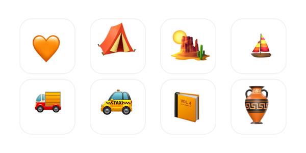 オレンジ App Icon Pack