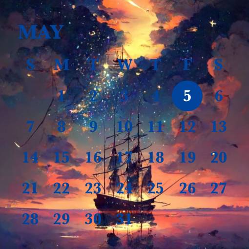 Calendario Ideas de widgets[NsgR4kqH7BLgWZ35d1hm]