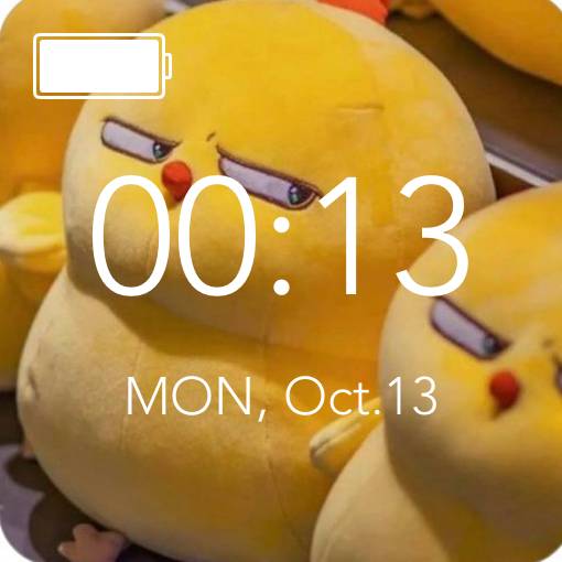 Yellow Time Widget ideas[9TccvcEKm04707O9L1bT]