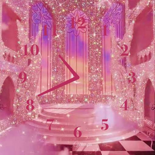 Glitter Clock Widget ideas[xiKwgIUkbjAMkTc4Hp7Y]