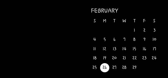 Simple Calendar Widget ideas[IFJHkux3i547NNDsgoJR]