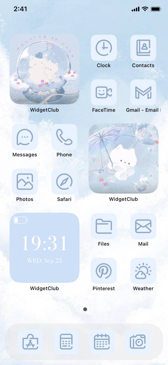 aesthetic light blue cat home screenIdee per la schermata iniziale[fz83O7iS9X2ErtoDsJOm]