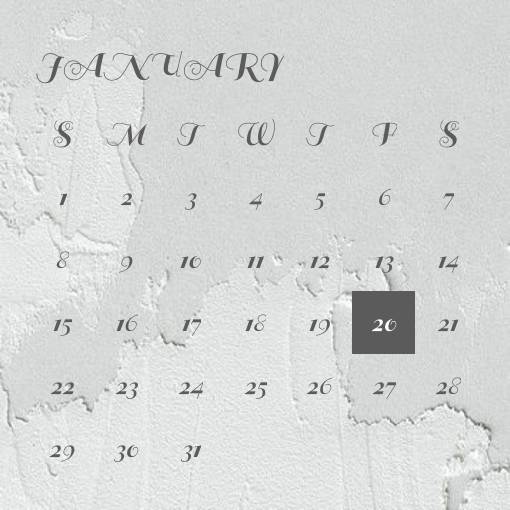 Blanco Calendario Ideas de widgets[M7XMMShEChiC4ukF1BNG]