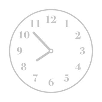 時計(🩶) Horloge Idées de widgets[i7zpafvYgnCURu6rEMjO]