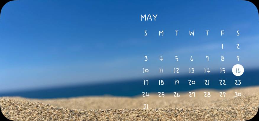Simple Calendar Widget ideas[uAinKpPB2aN881QNd5Te]