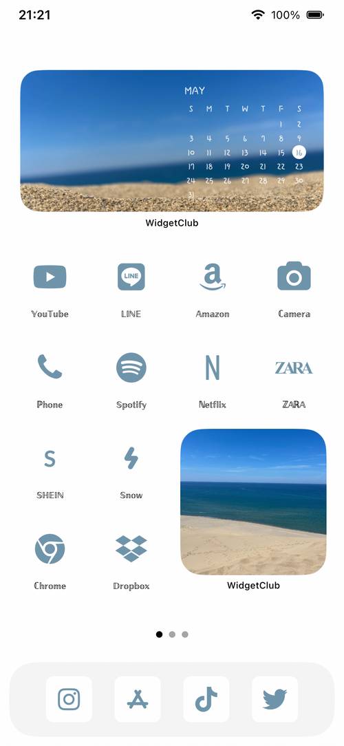 🤍🩵 Home Screen ideas[uAinKpPB2aN881QNd5Te]