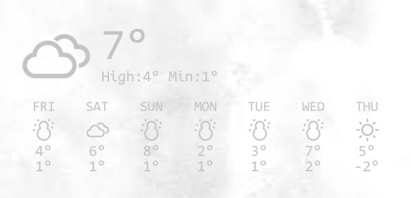 WEATHER Väder Widgetidéer[rhU7KesVvLjvwA4tS9zI]