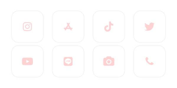 ピンク App Icon Pack[3Er6sGsVYlzNtOTiIQSV]