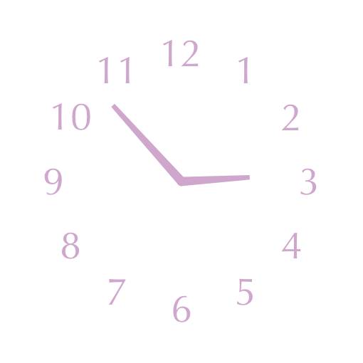 Purple pink elegant widget Часы Идеи виджетов[LXqIb5dOrYwTX6lV9CY8]