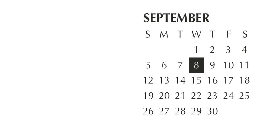 Smart white & black widget Kalender Ide widget[H2ywDURolyOCmX1yDtuo]