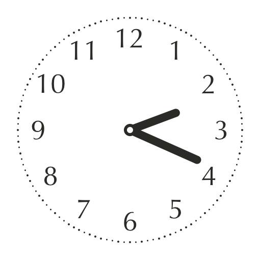 Smart white & black widget Reloj Ideas de widgets[hAGc5ZiiQNX0n0XspGy7]