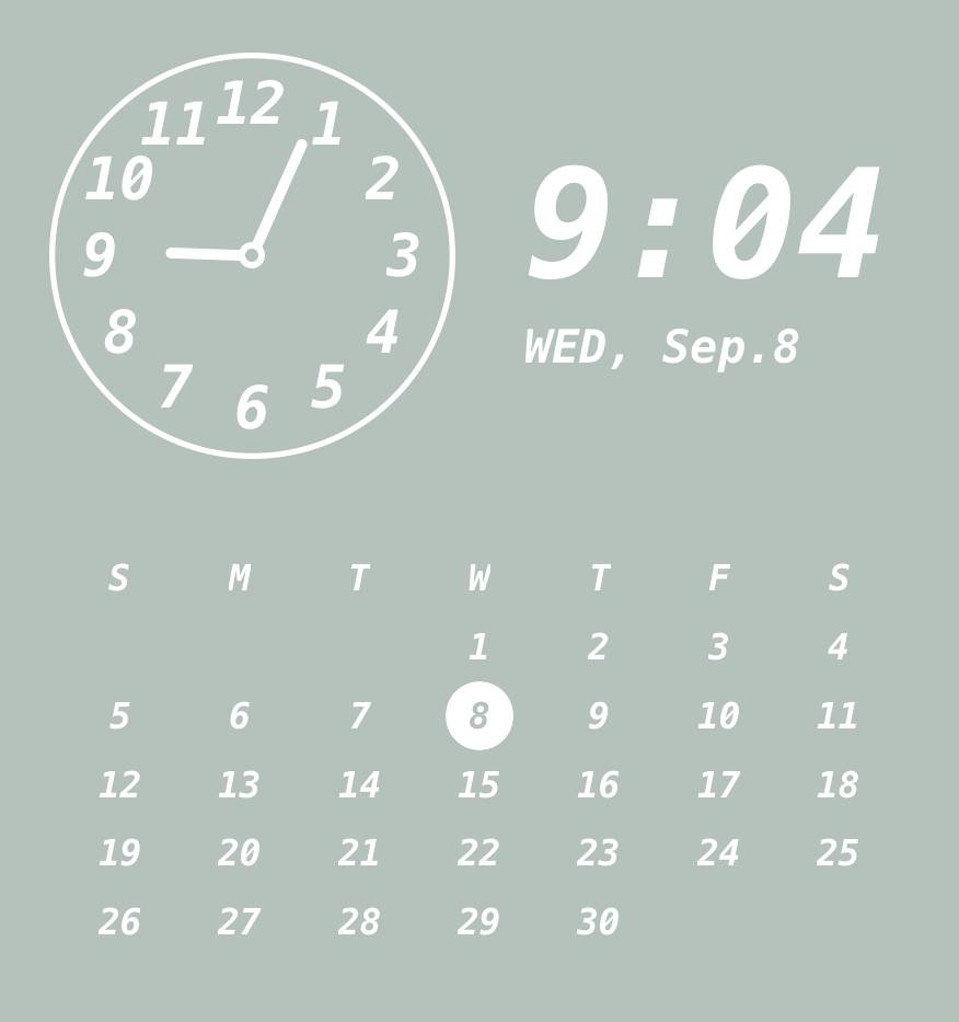 Neutral leaf elegant widget Reloj Ideas de widgets[QXTGXy0fdpRkurwmG50q]