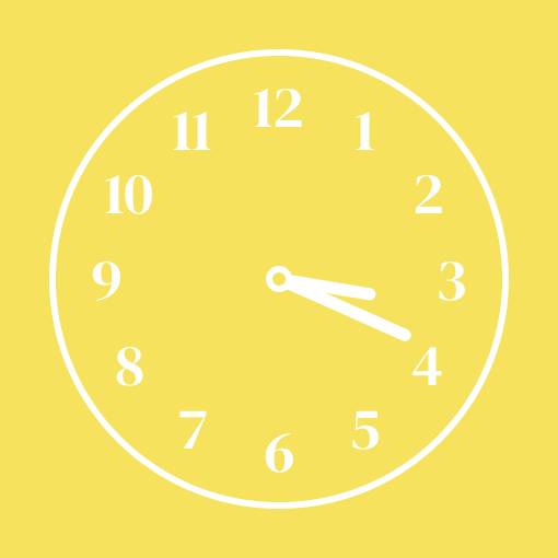 Yellow lemon widget Relógio Ideias de widgets[Sl8xO15XGliLkjHrkpmS]