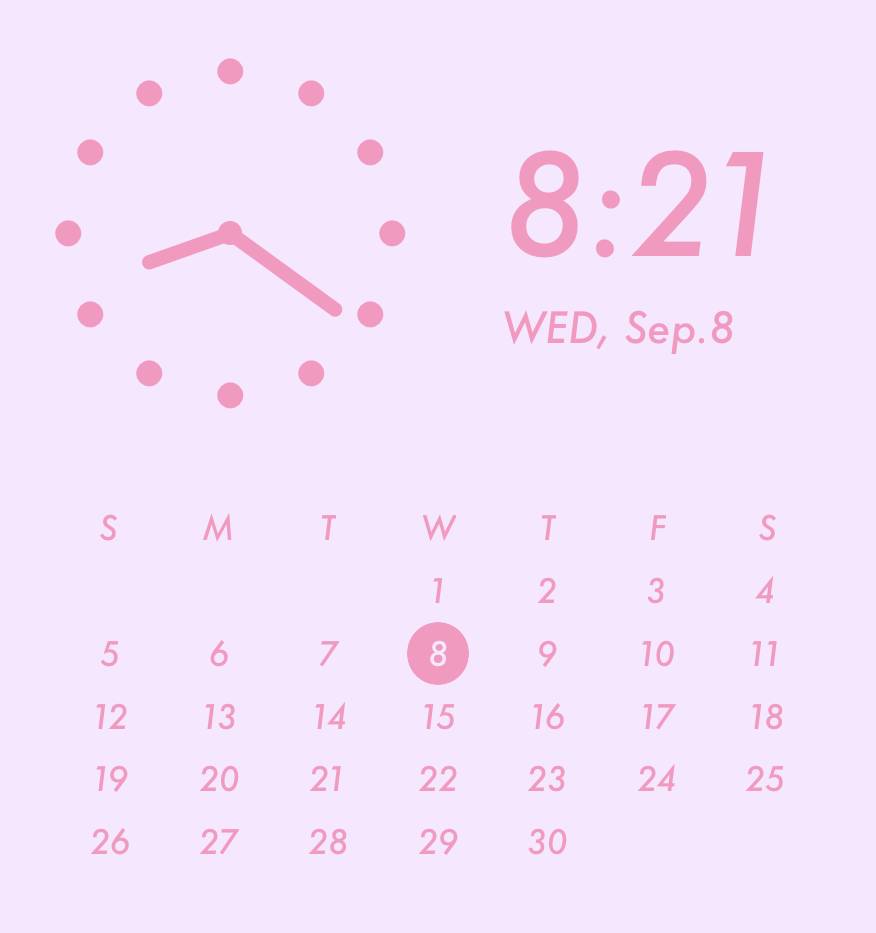Purple pink widgets 시계 위젯 아이디어[6T9VNeqdmRUPOCNiPnMt]