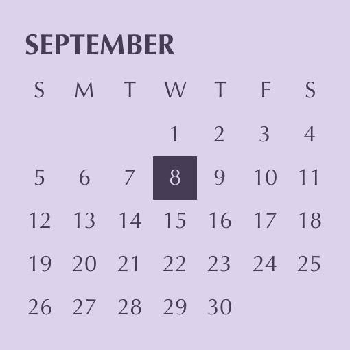Purple pastel widget Календар Ідеї для віджетів[QDTyKKXydlVEstGYzlZn]