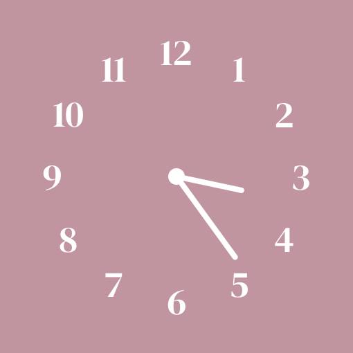 Mystic pink widgets Uhr Widget-Ideen[ACL0jAQ3WEHEEdhvih78]