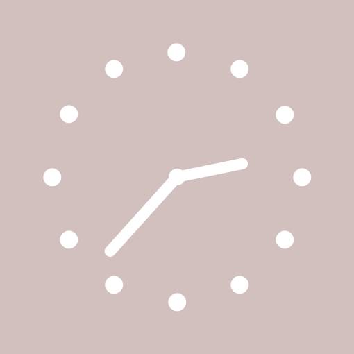 Neutral pink pop widget Clock Widget ideas[xOfAjo145RgTQLUBqamK]