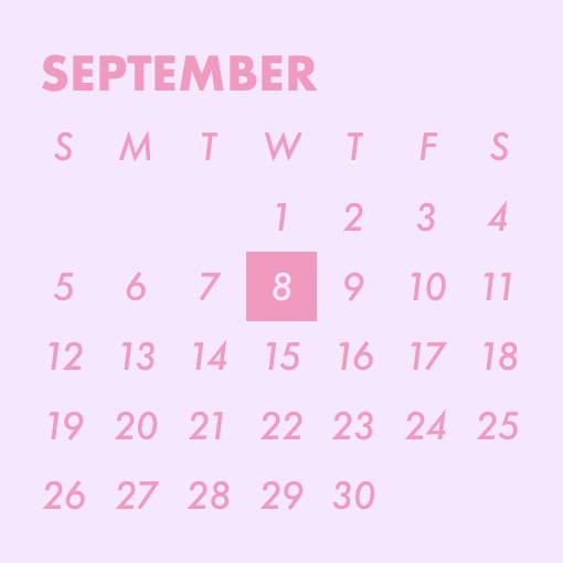 Purple pink widgetsカレンダーウィジェット[jK7HkxvFQuL9etsrCNj3]