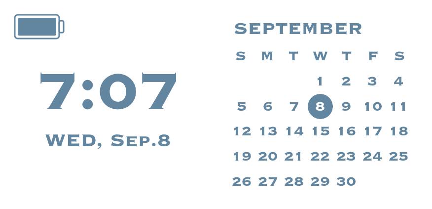 Vintage blue typing widget Kalendar Idea widget[zisrqUEMNtWCaIE66op2]