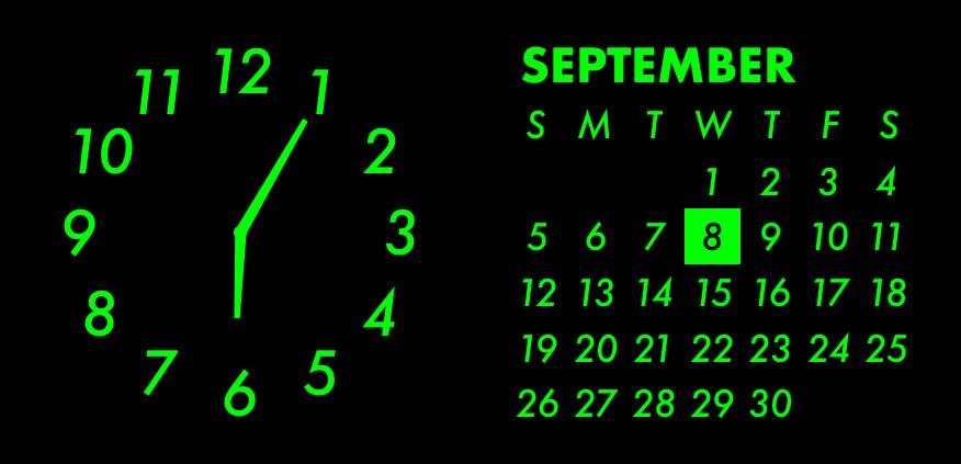 Green neon widget Clock Widget ideas[llQRDS4F5B0UIZnFTnSS]
