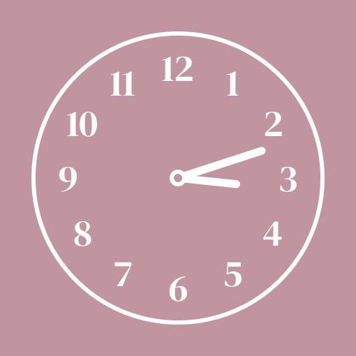 Mystic pink widgets Часы Идеи виджетов[RMMBc8I6dZGTDjM1hfN8]
