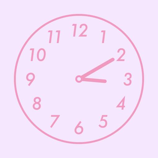 Purple pink widgets 시계 위젯 아이디어[zmBXs7kUHuY9ZVNcuXjm]