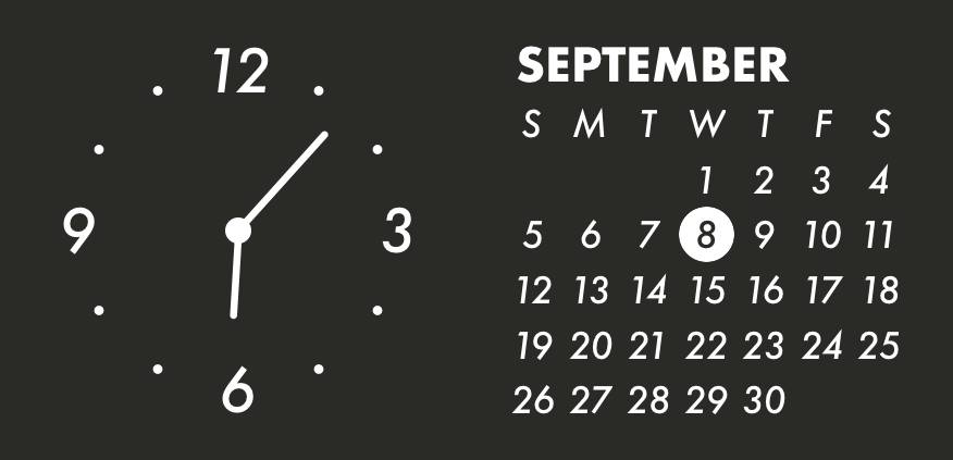Cool black widget Clock Widget ideas[u8yleRifKkuX9c3yYZks]