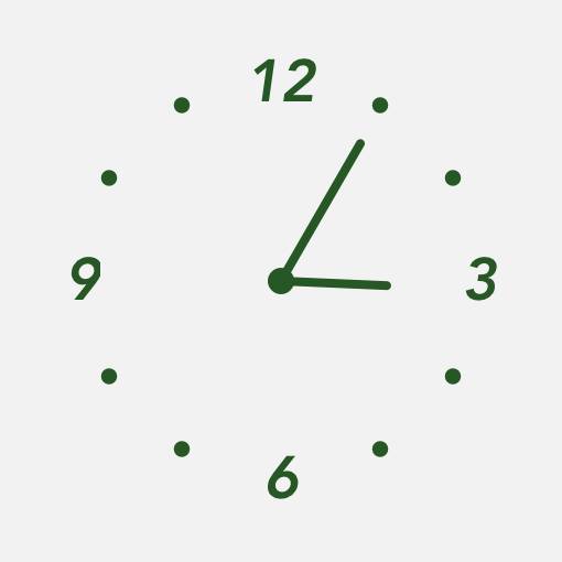Dark green gray widget Clock Widget ideas[Vb8K2x5T7IfooCenPwq1]