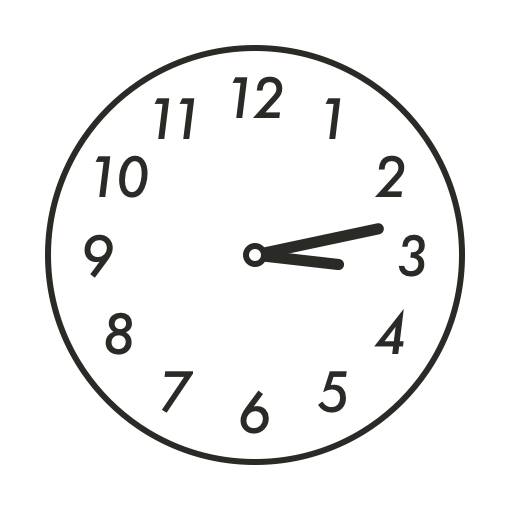 Cool white & black widget Reloj Ideas de widgets[uIsrtuwGNPLSZzQSizbq]