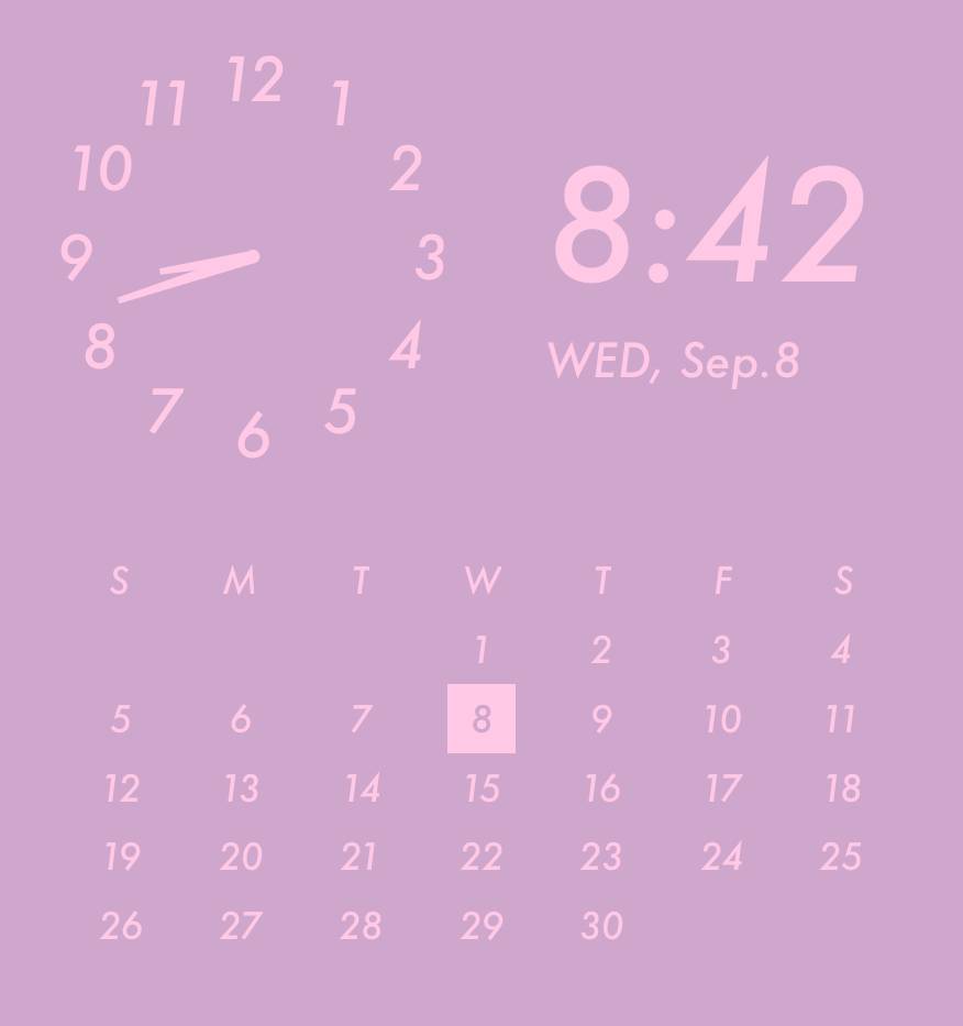 Purple pink harajuku widget ساعت ایده های ویجت[38EHNBRxKeB5gHlv3CDY]