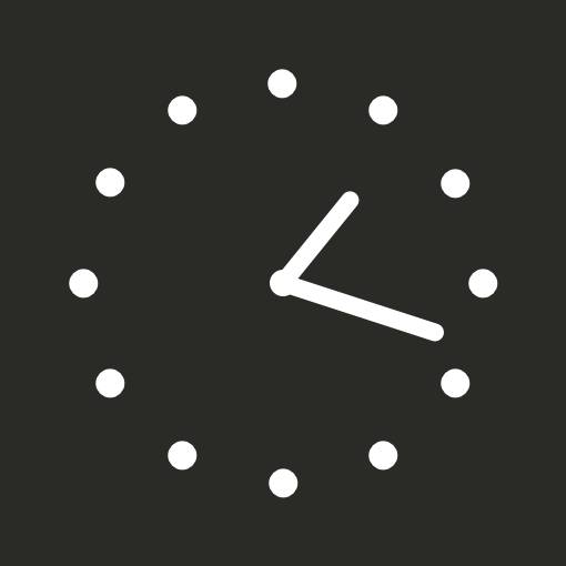 Cool black widget ساعت ایده های ویجت[PGGKHpDJ9KjcXiVVHsq4]