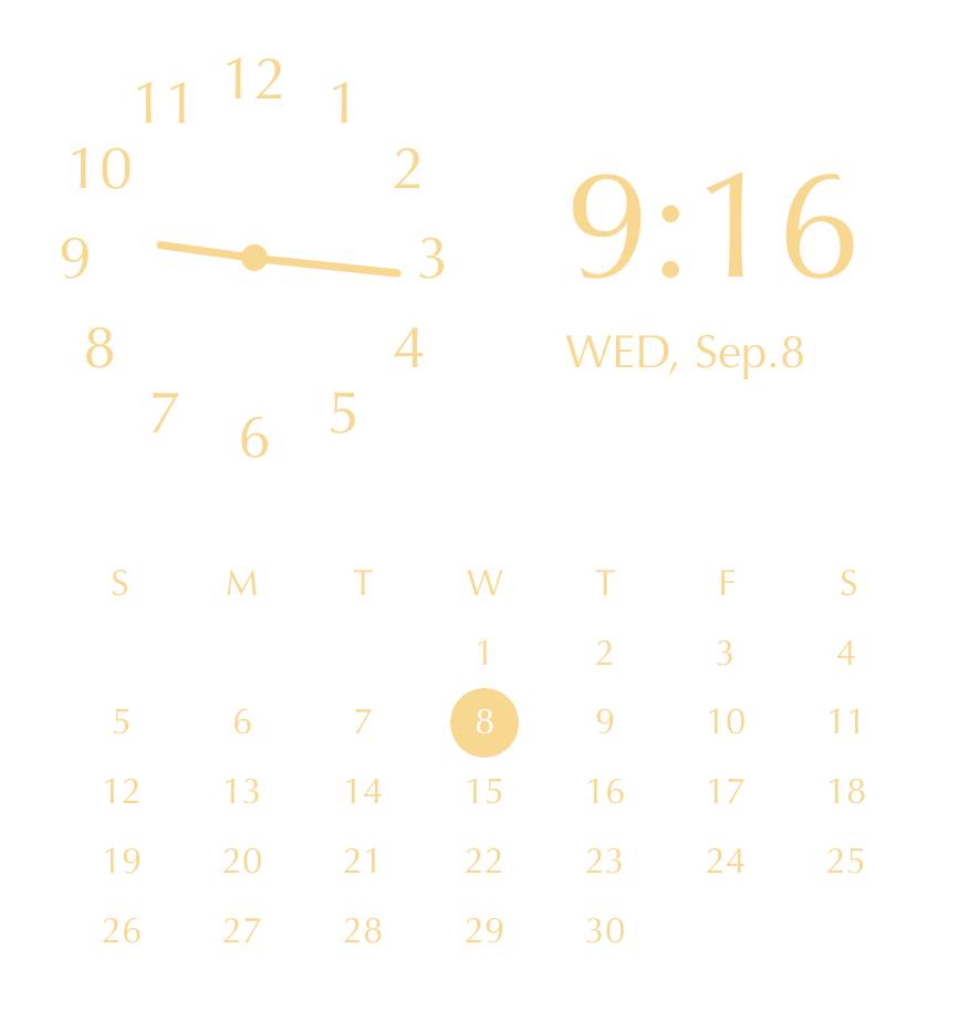 Autumn elegant widget Relógio Ideias de widgets[W3qgtGUOJv8fHzFKGl17]
