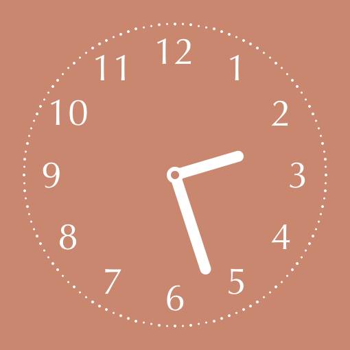 Autumn leaf widget Clock Widget ideas[kYfz666mEowfKMiUkaig]