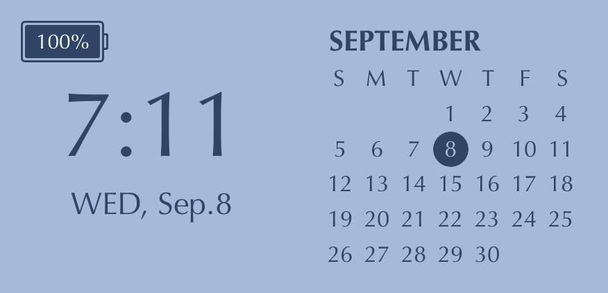 Sophisticated blue widget Kalender Widget-Ideen[l5rsgg00B4ITMlFUDvbn]
