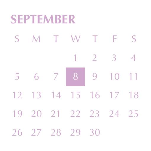 Purple pink elegant widget Kalender Widgetidéer[XpeYjMwn81c8BcSVwnGn]