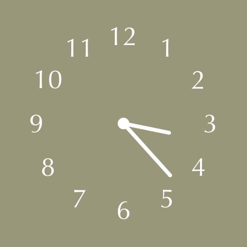 Fashionable Clock Widget ideas
