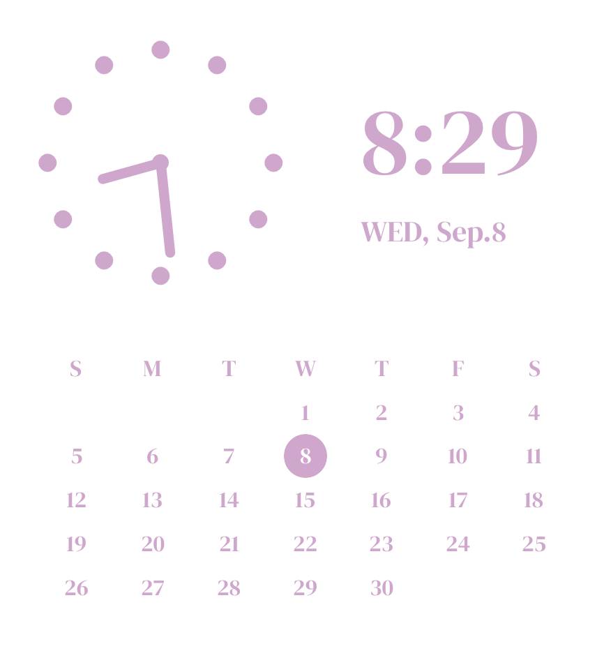 Purple pink vintage widget Horloge Idées de widgets[2e6jVuytdnFxSIVeRso7]