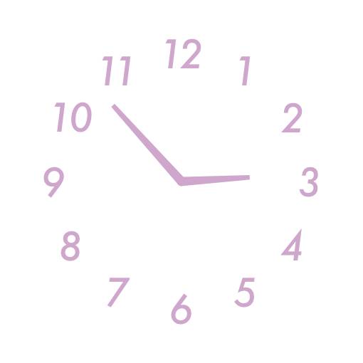 Purple pink street widget Clock Widget ideas[4zKJRR4lVCJ3S93Dm19J]