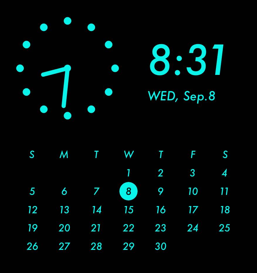 Blue neon widget Uhr Widget-Ideen[DLf1xawCEsBqYoRIQ4jp]