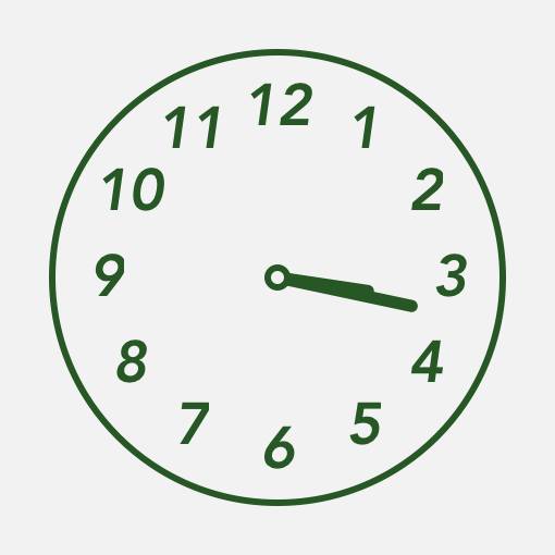 Dark green gray widget Годинник Ідеї для віджетів[XEVZjDQV2bulrOecrXa2]