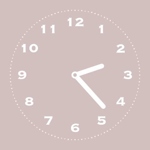 Neutral pink street widgets Часовник Идеи за джаджи[UfXin4q9mMaKpXP4dmm5]